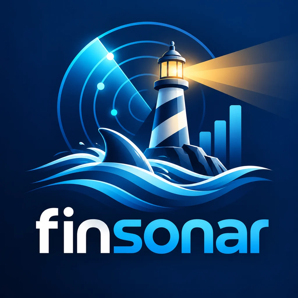 Finsonar – Leuchtturm mit Sonar über den Wellen